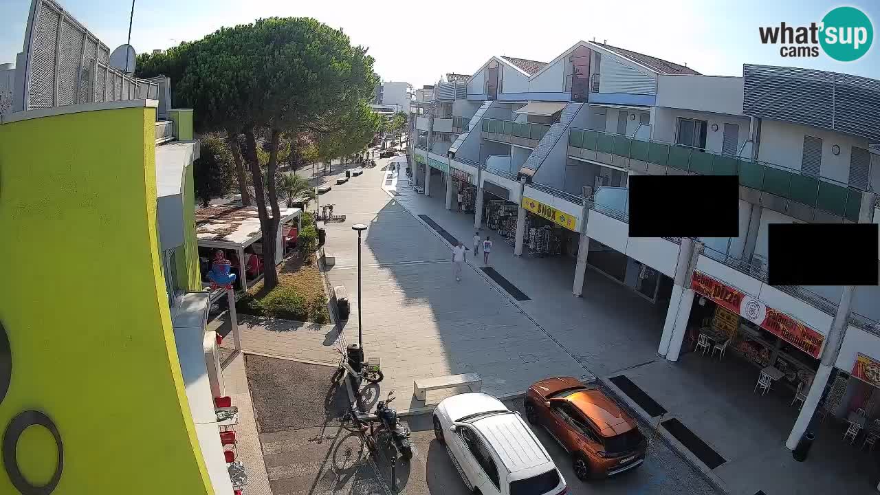 Webcam Via dello Shopping Bibione – Diretta Live