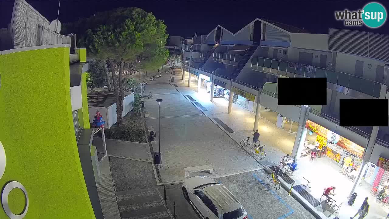 Webcam Bibione Einkaufsstraße – Liveblick