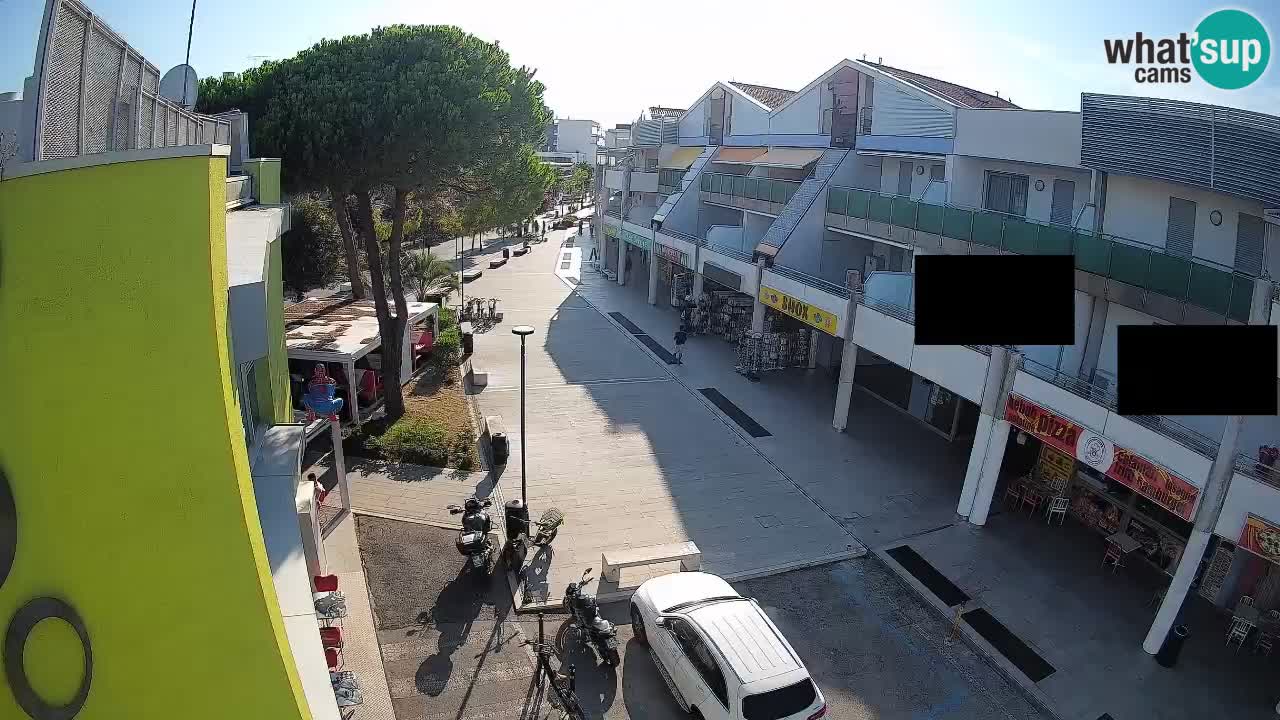 Webcam Bibione Einkaufsstraße – Liveblick
