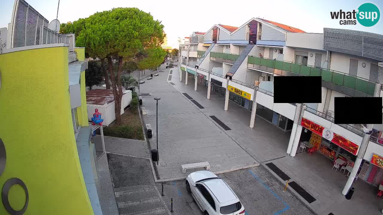 Webcam Bibione Einkaufsstraße – Liveblick