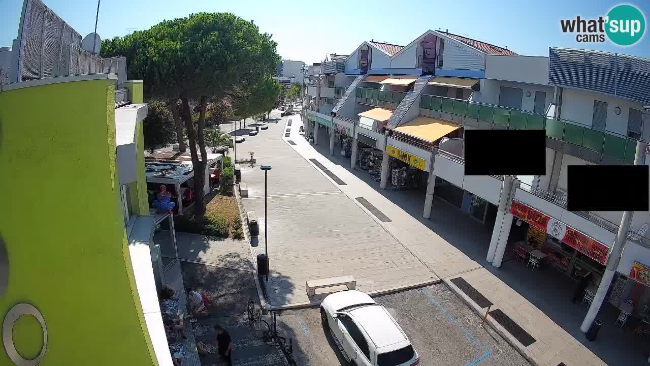 Webcam Rue Commerçante de Bibione – Vue en direct