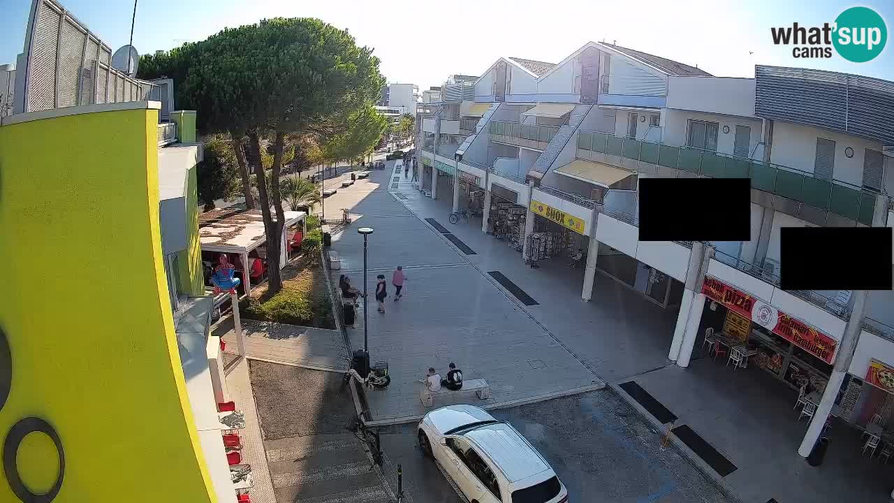 Webcam Rue Commerçante de Bibione – Vue en direct