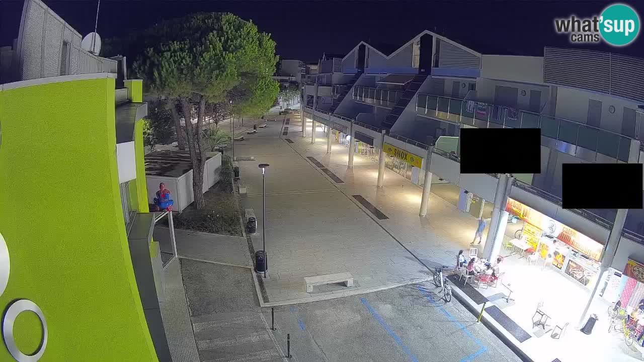 Web kamera Bibione – Trgovačka ulica uživo
