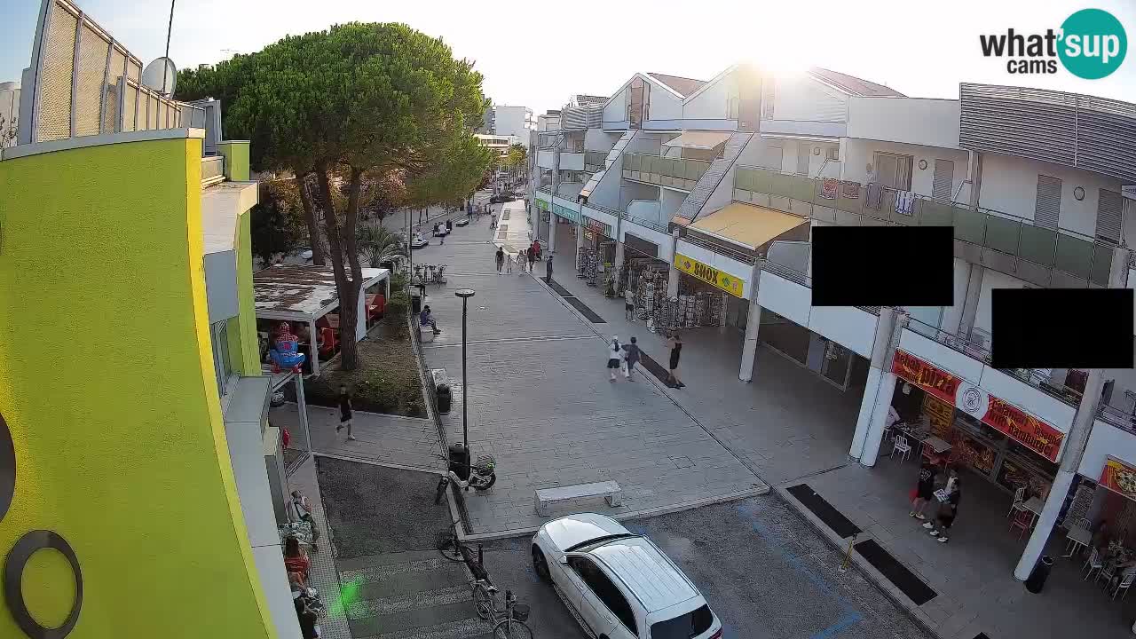 Webcam Bibione Einkaufsstraße – Liveblick