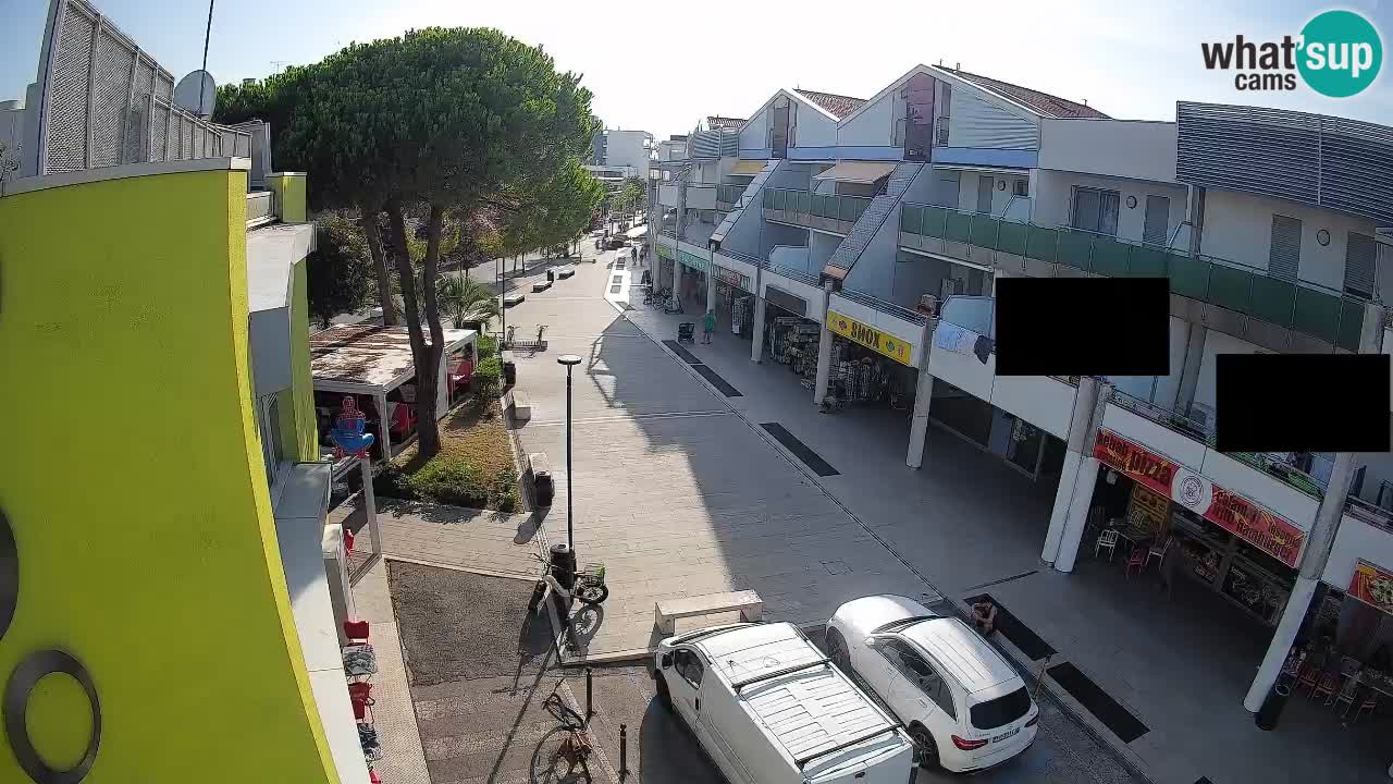 Webcam Rue Commerçante de Bibione – Vue en direct