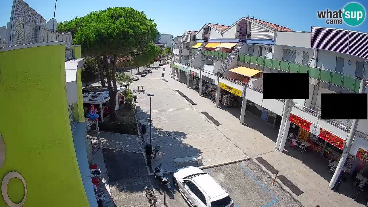 Webcam Rue Commerçante de Bibione – Vue en direct