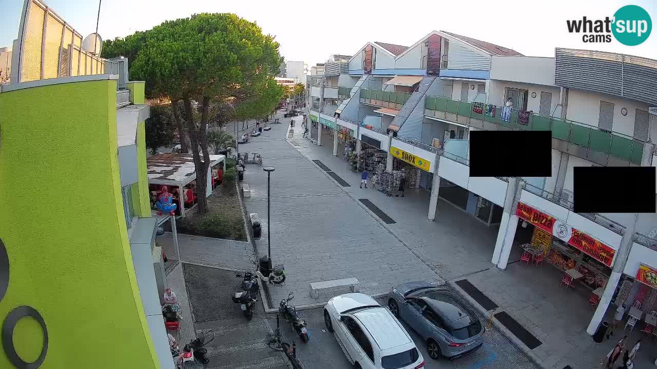 Webcam Bibione Einkaufsstraße – Liveblick