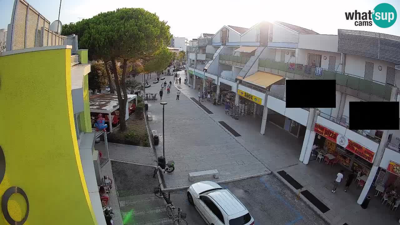 Webcam Bibione Einkaufsstraße – Liveblick