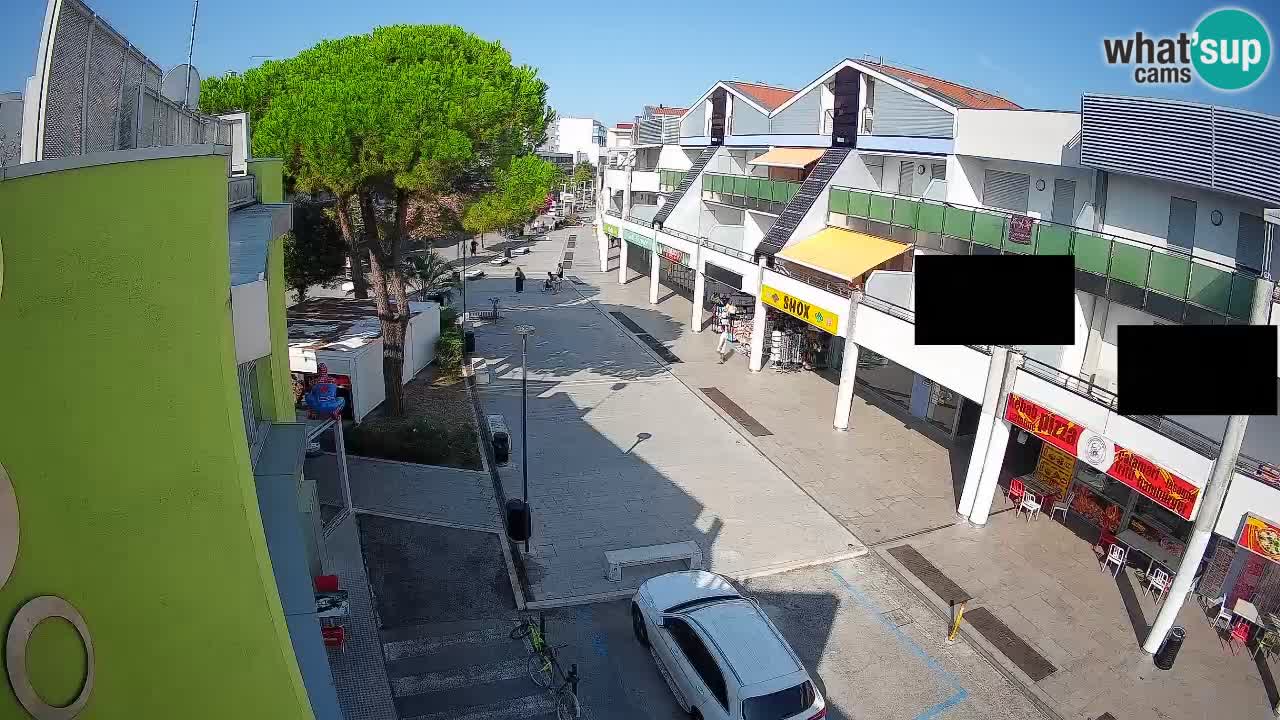 Webcam Rue Commerçante de Bibione – Vue en direct