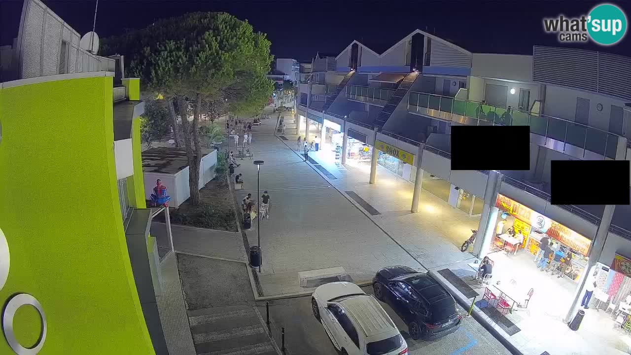 Webcam Rue Commerçante de Bibione – Vue en direct