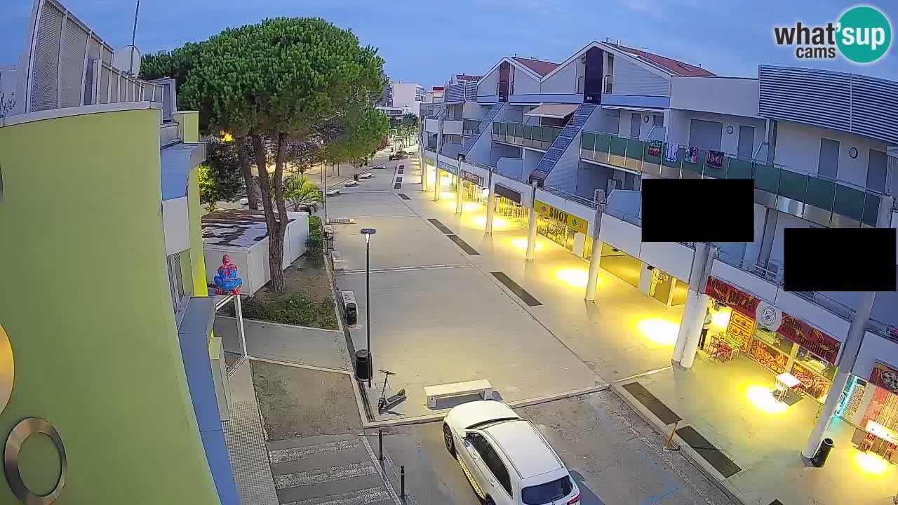 Webcam Bibione Einkaufsstraße – Liveblick