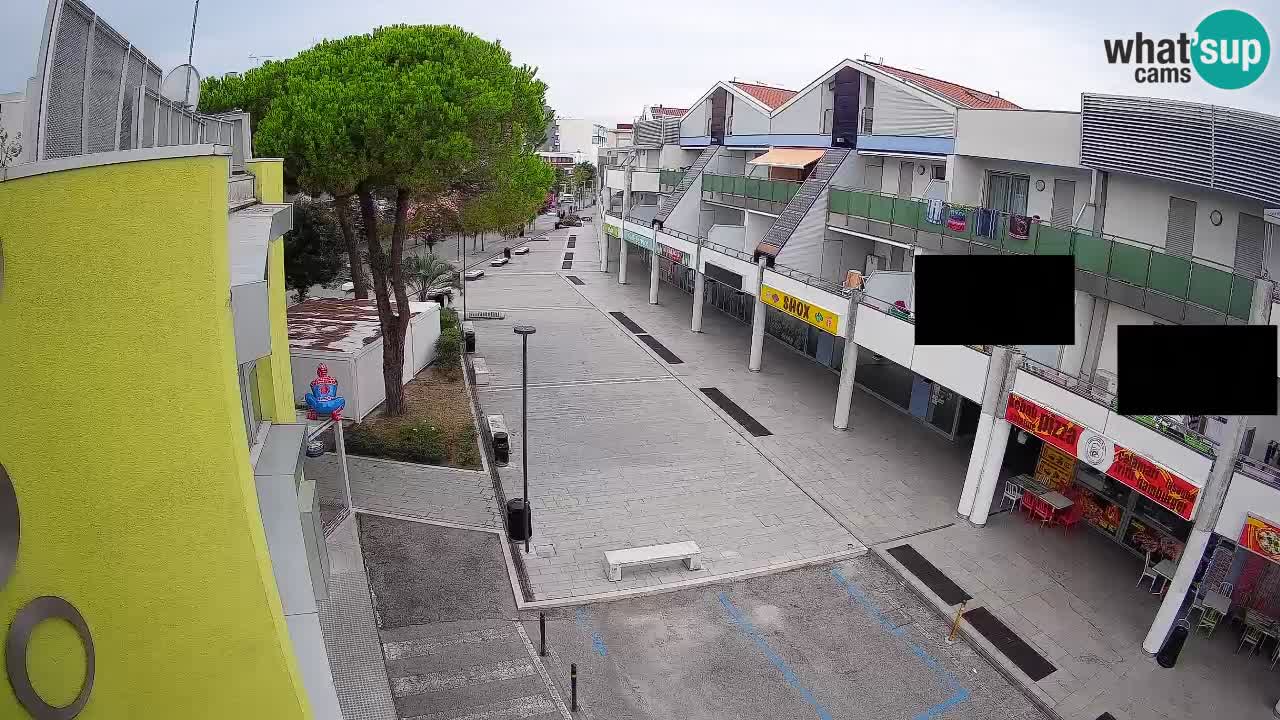 Webcam Bibione Einkaufsstraße – Liveblick
