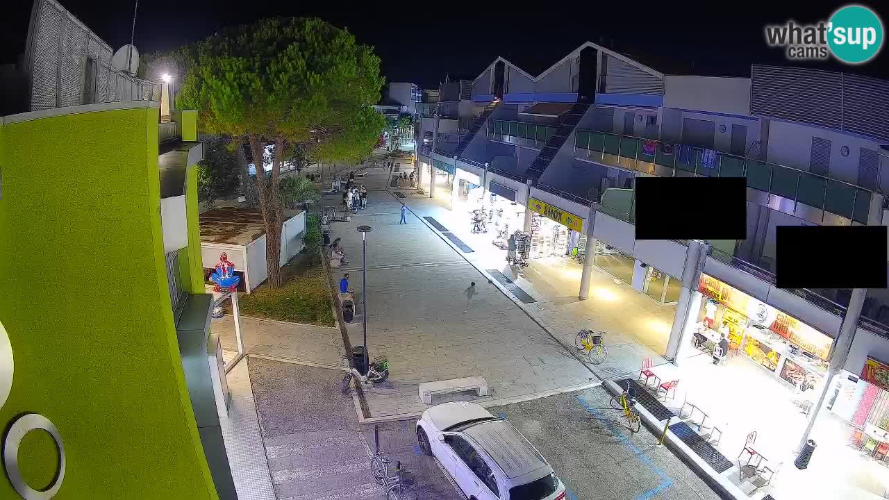 Web kamera Bibione – Trgovačka ulica uživo