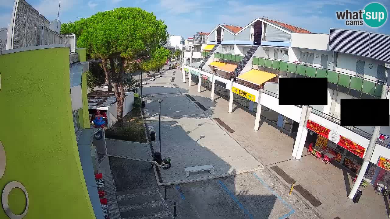Webcam Bibione Einkaufsstraße – Liveblick