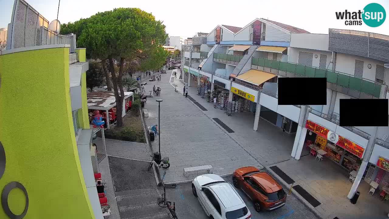 Webcam Bibione Einkaufsstraße – Liveblick