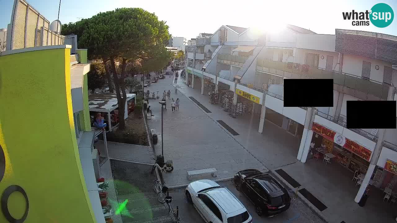 Webcam Bibione Einkaufsstraße – Liveblick