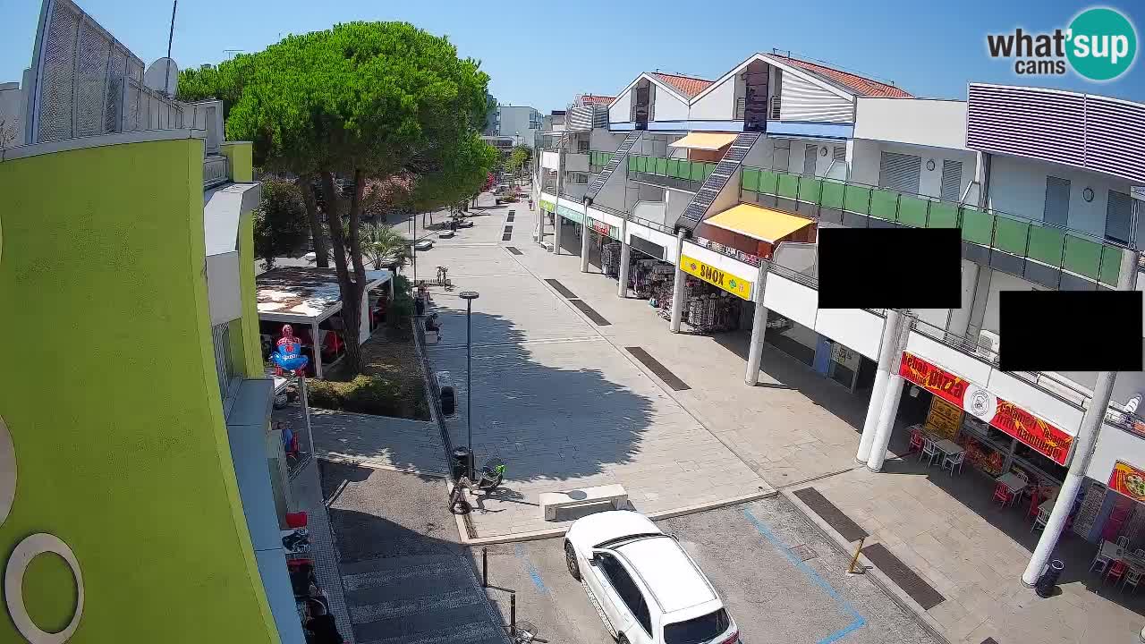 Webcam Rue Commerçante de Bibione – Vue en direct