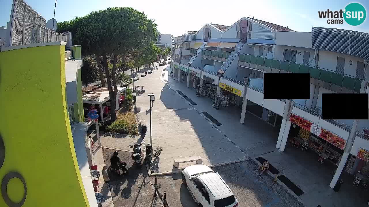 Webcam Bibione Einkaufsstraße – Liveblick