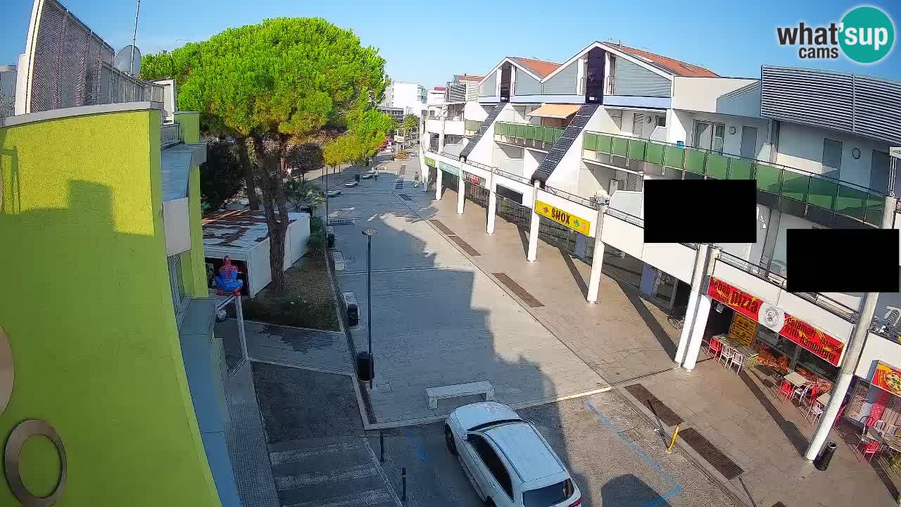 Webcam Bibione Einkaufsstraße – Liveblick