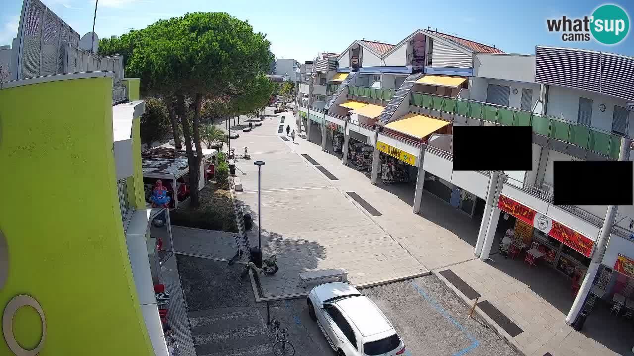 Webcam Bibione Einkaufsstraße – Liveblick