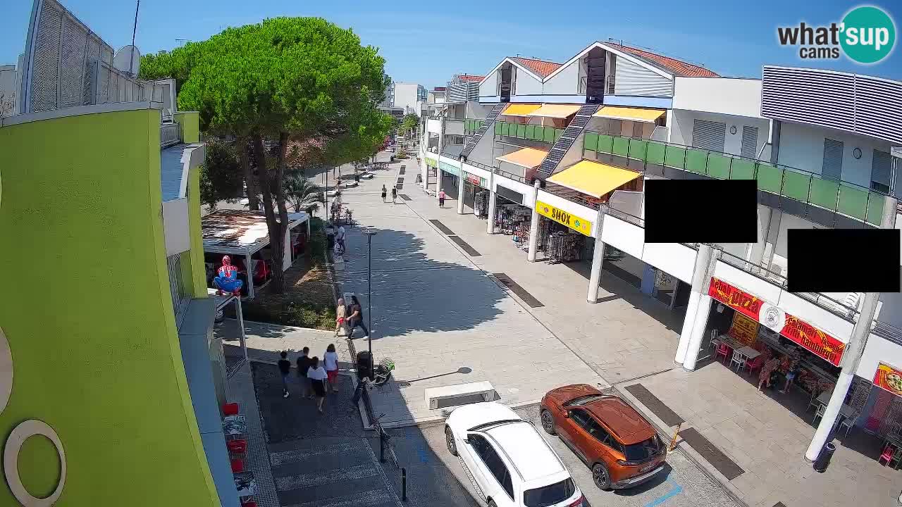 Webcam Bibione Einkaufsstraße – Liveblick