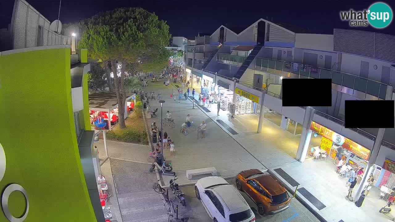 Webcam Bibione Einkaufsstraße – Liveblick