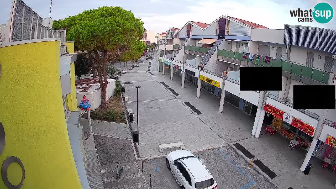 Web kamera Bibione – Trgovačka ulica uživo
