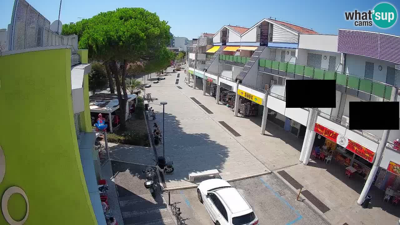 Web kamera Bibione – Trgovačka ulica uživo