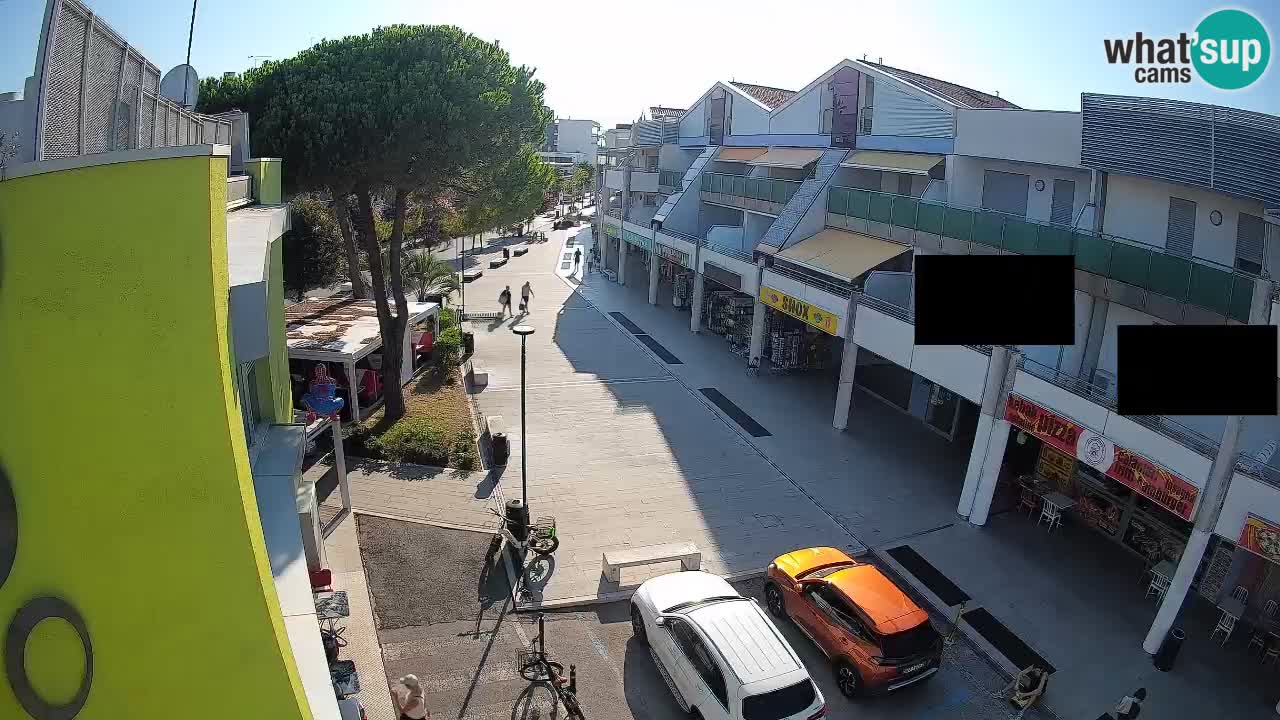Webcam Rue Commerçante de Bibione – Vue en direct