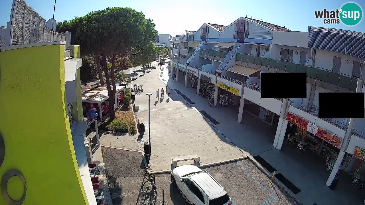 Webcam Rue Commerçante de Bibione – Vue en direct