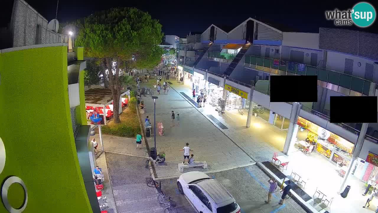 Webcam Bibione Einkaufsstraße – Liveblick