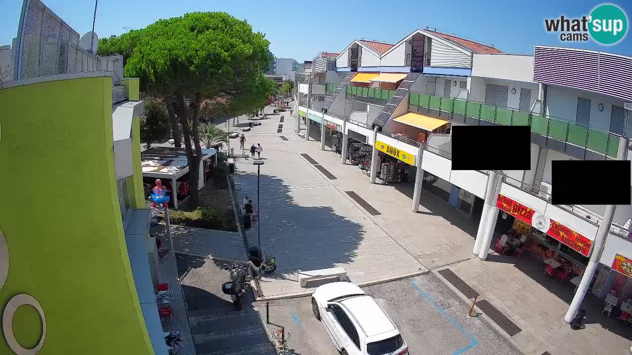 Webcam Bibione Einkaufsstraße – Liveblick