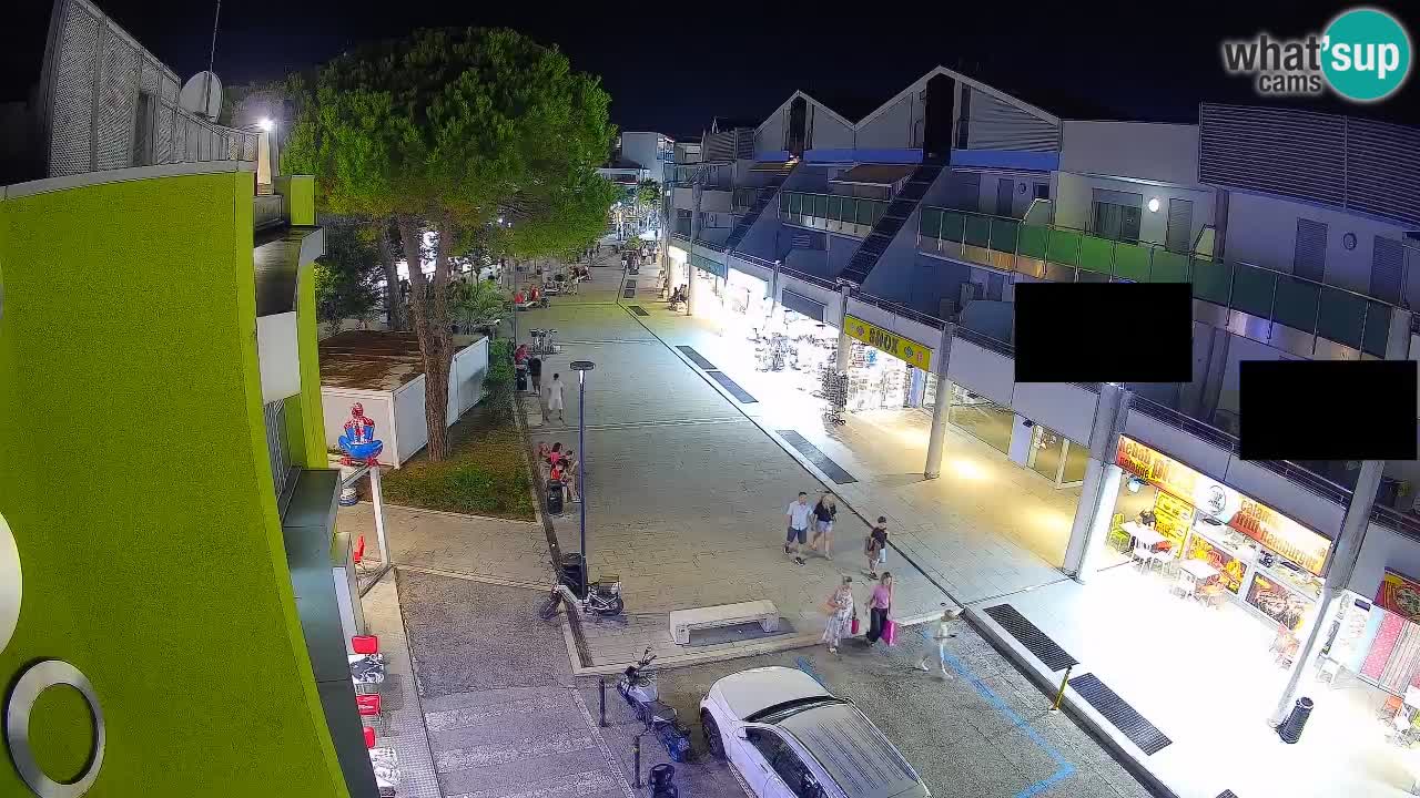 Webcam Rue Commerçante de Bibione – Vue en direct