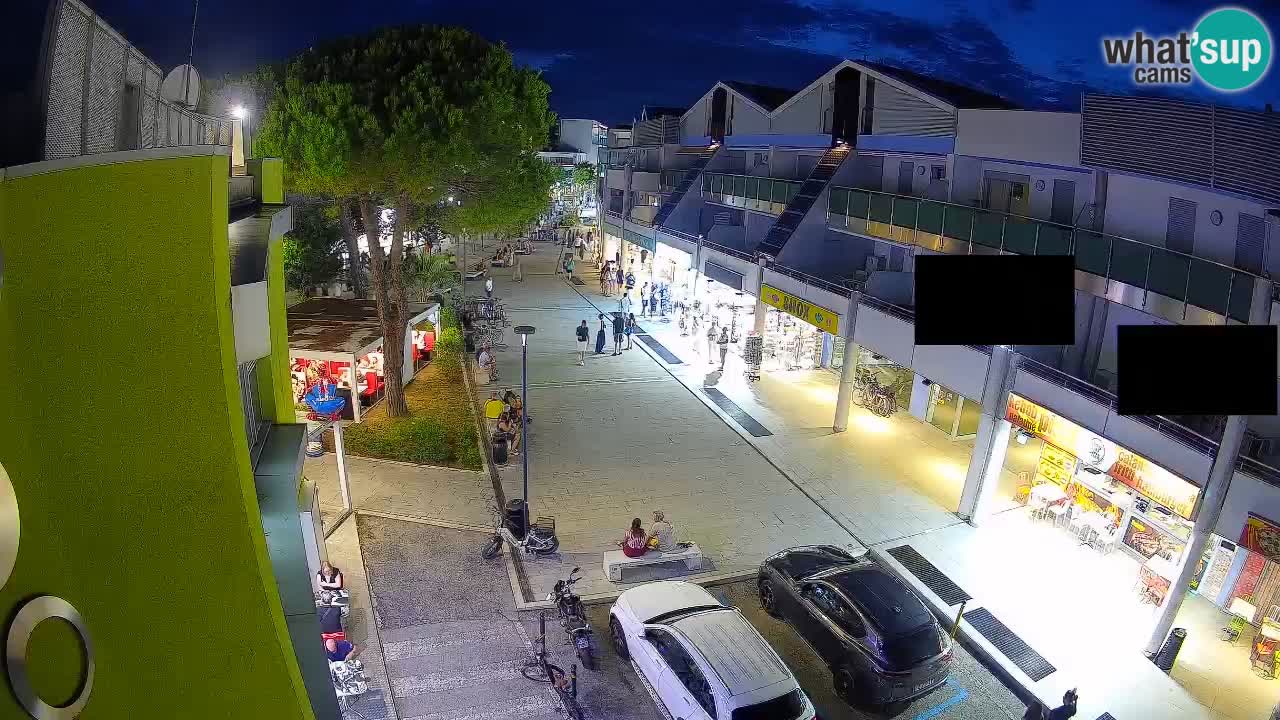 Web kamera Bibione – Trgovačka ulica uživo