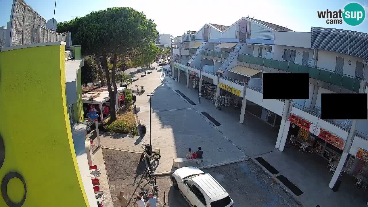 Web kamera Bibione – Trgovačka ulica uživo