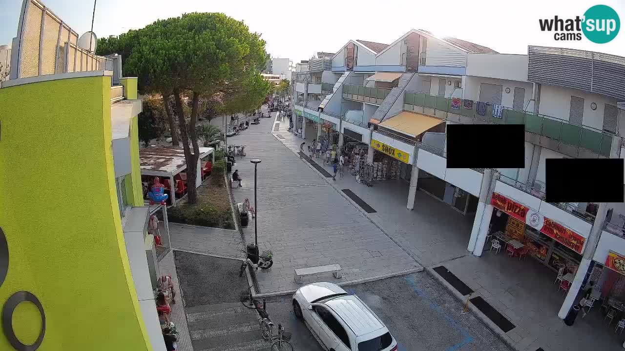 Webcam Bibione Einkaufsstraße – Liveblick