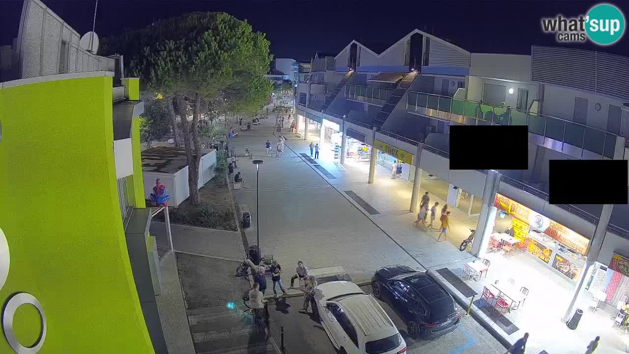 Web kamera Bibione – Trgovačka ulica uživo