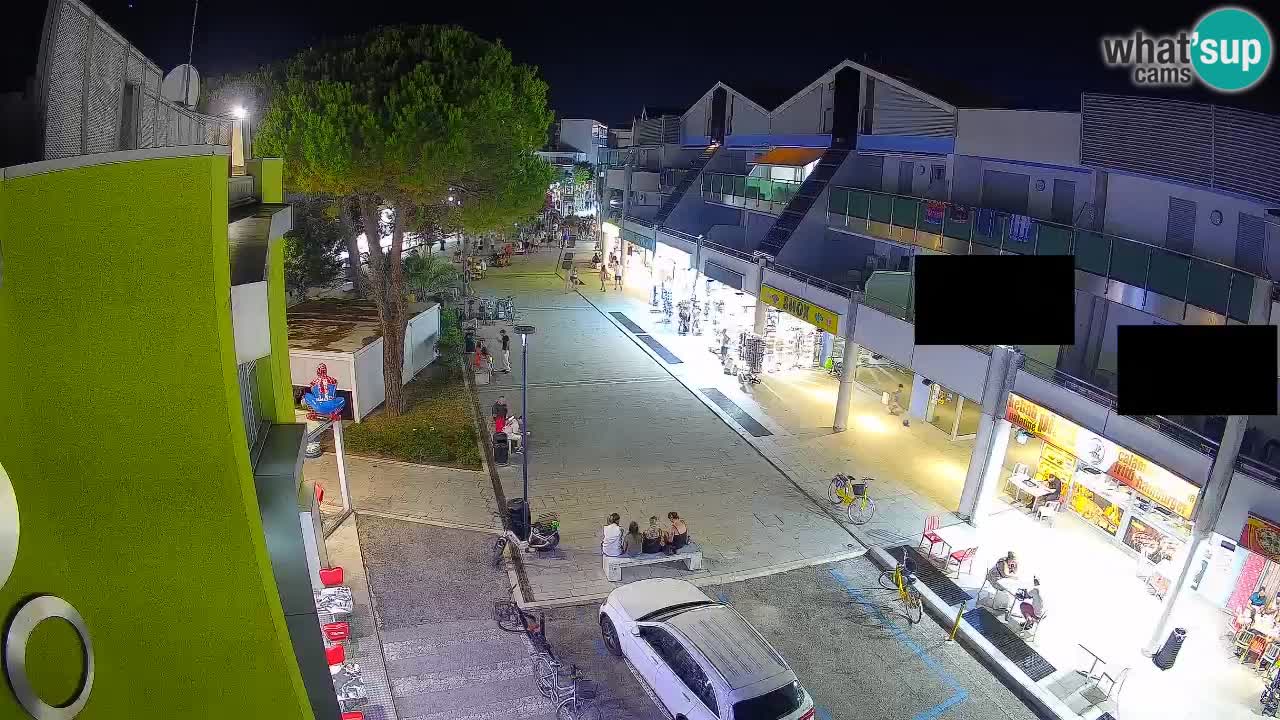 Webcam Bibione Einkaufsstraße – Liveblick