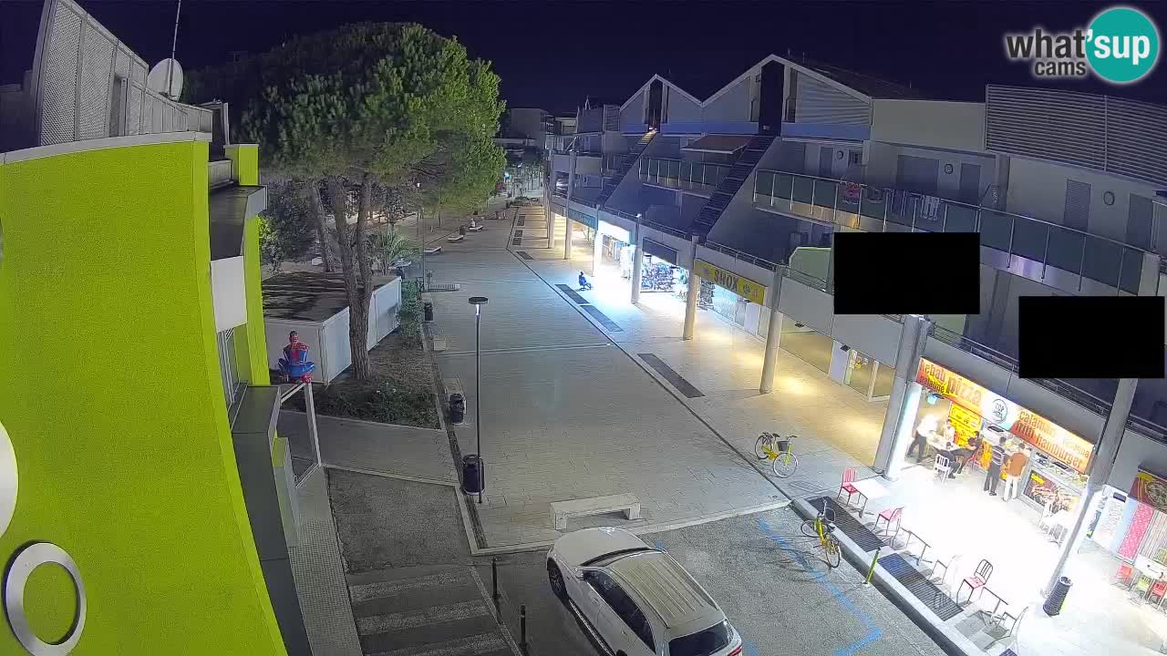Web kamera Bibione – Trgovačka ulica uživo