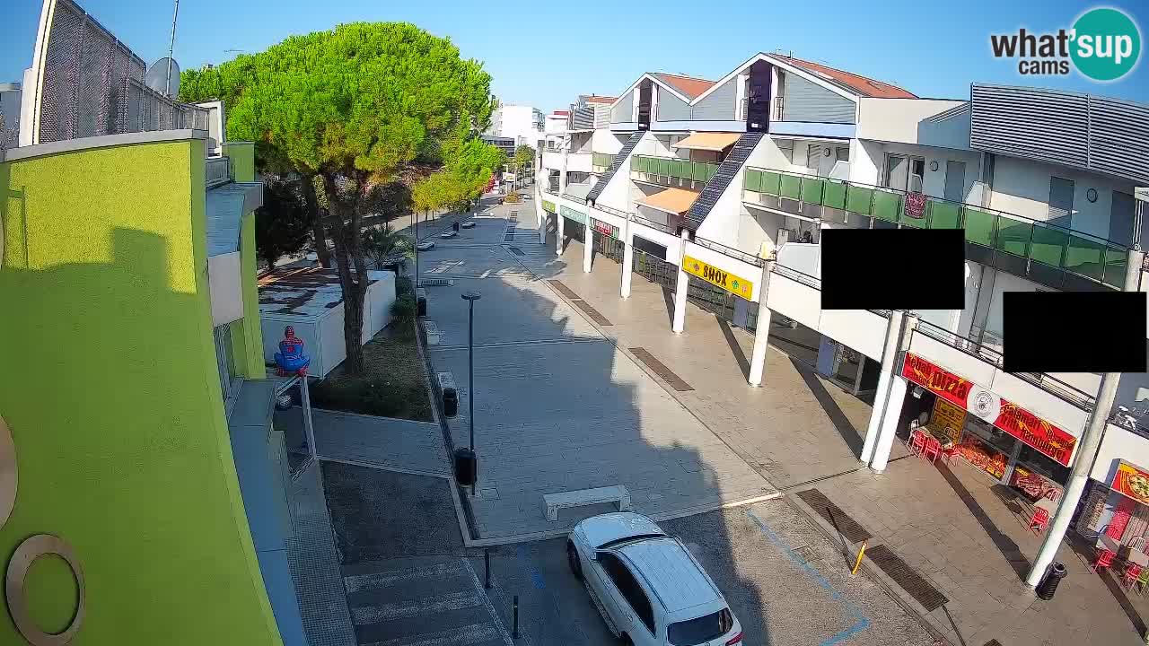 Webcam Bibione Einkaufsstraße – Liveblick