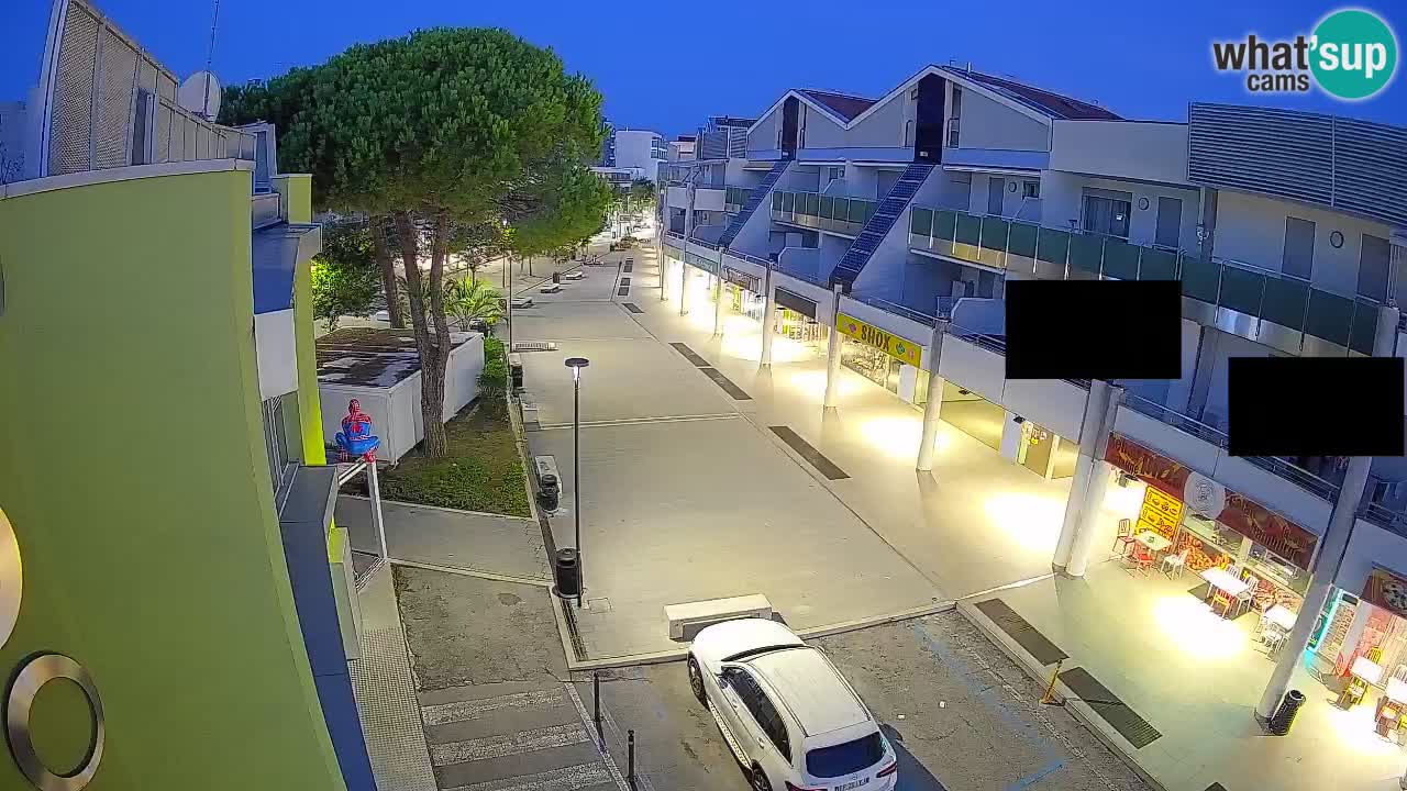 Web kamera Bibione – Trgovačka ulica uživo