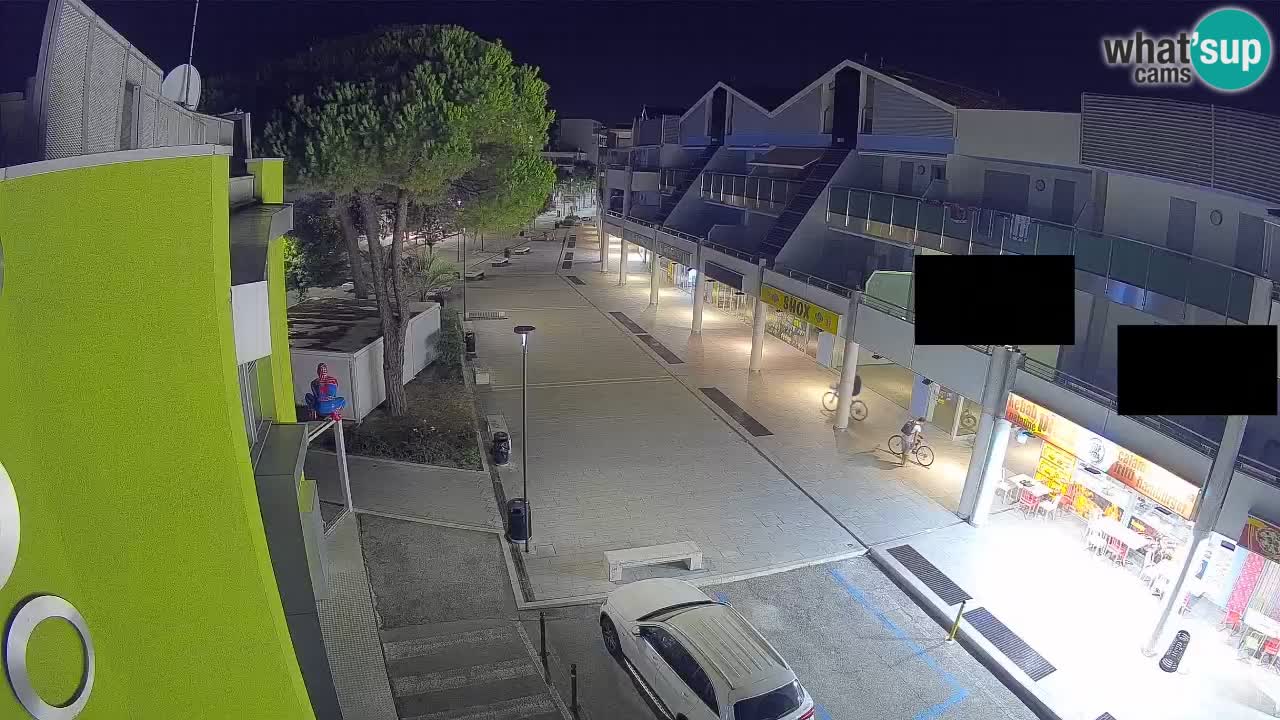 Webcam Rue Commerçante de Bibione – Vue en direct