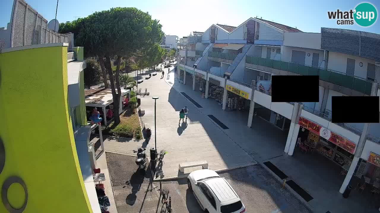 Web kamera Bibione – Trgovačka ulica uživo