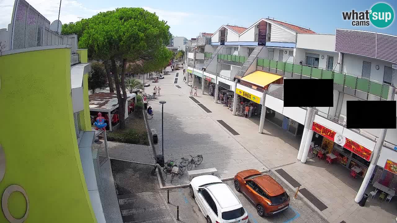 Web kamera Bibione – Trgovačka ulica uživo