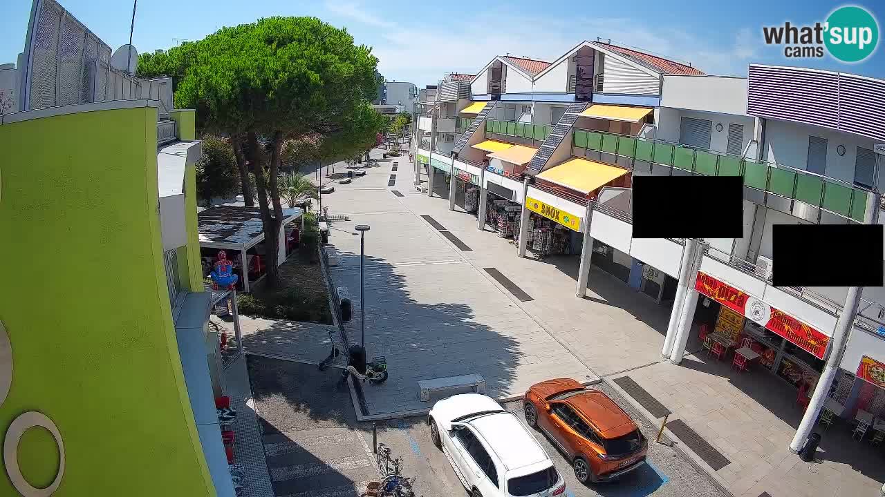 Web kamera Bibione – Trgovačka ulica uživo