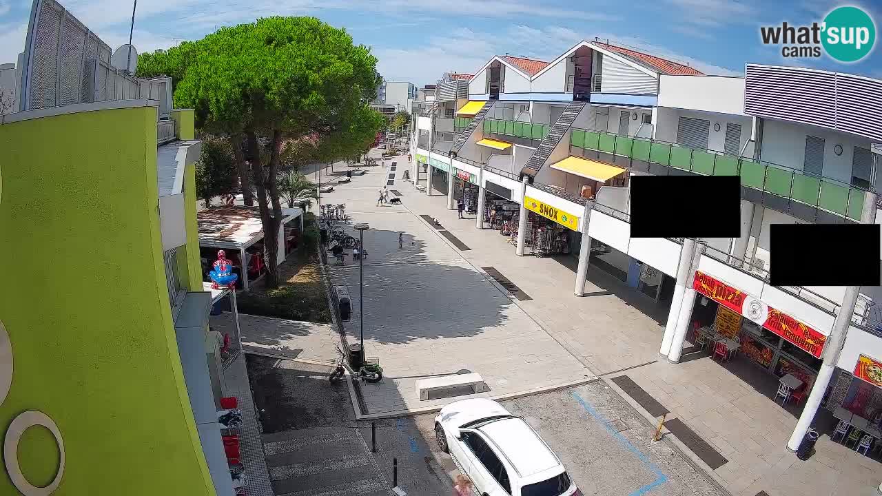 Web kamera Bibione – Trgovačka ulica uživo