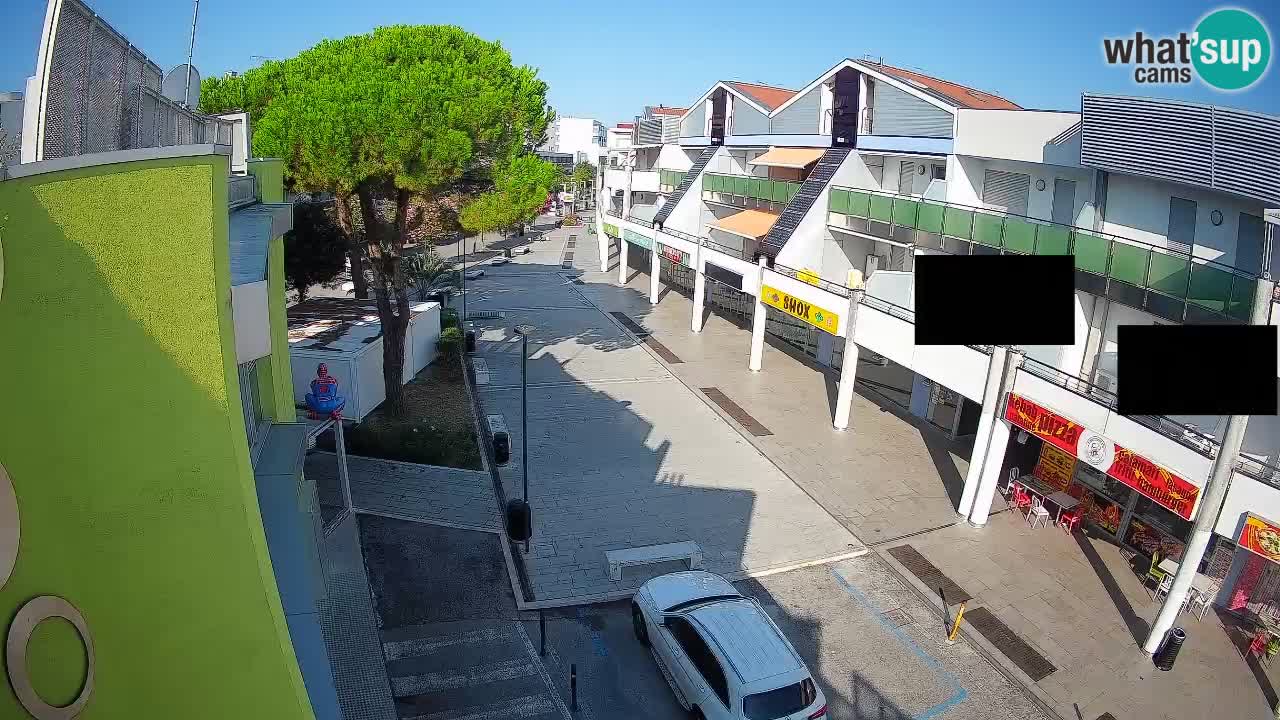 Webcam Bibione Einkaufsstraße – Liveblick