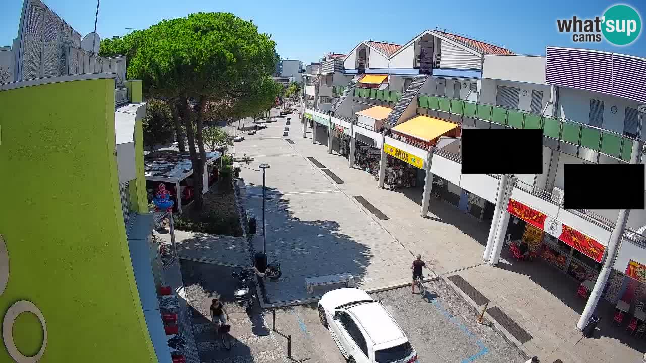 Webcam Rue Commerçante de Bibione – Vue en direct