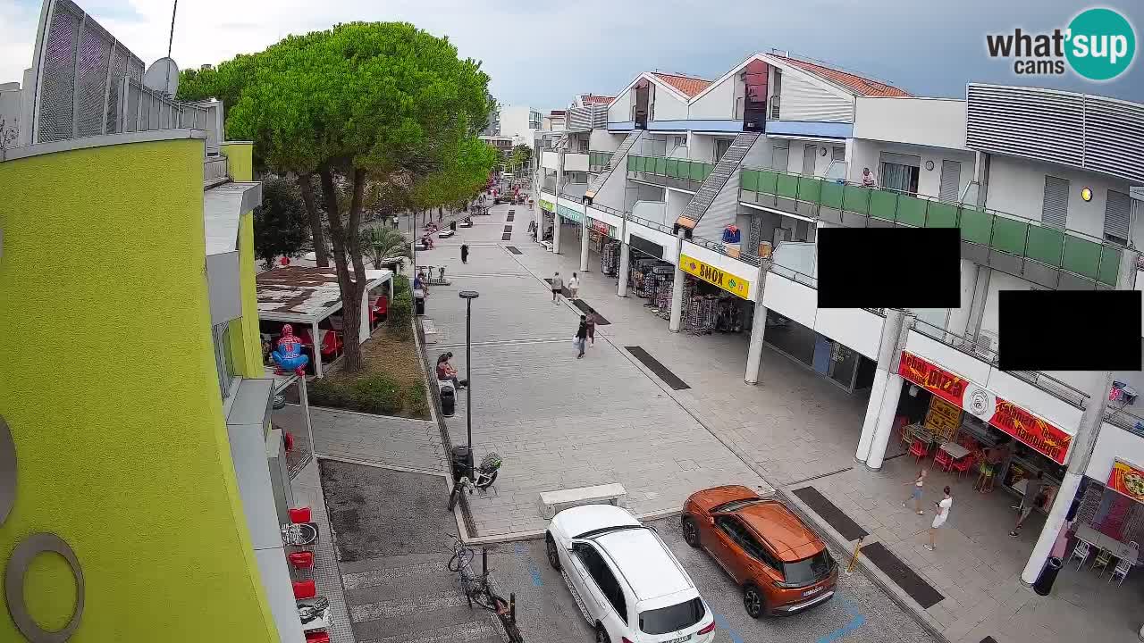 Webcam Via dello Shopping Bibione – Diretta Live