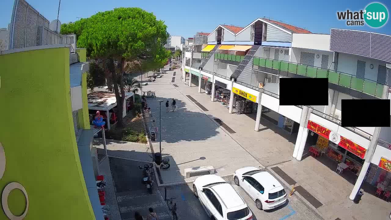 Webcam Rue Commerçante de Bibione – Vue en direct